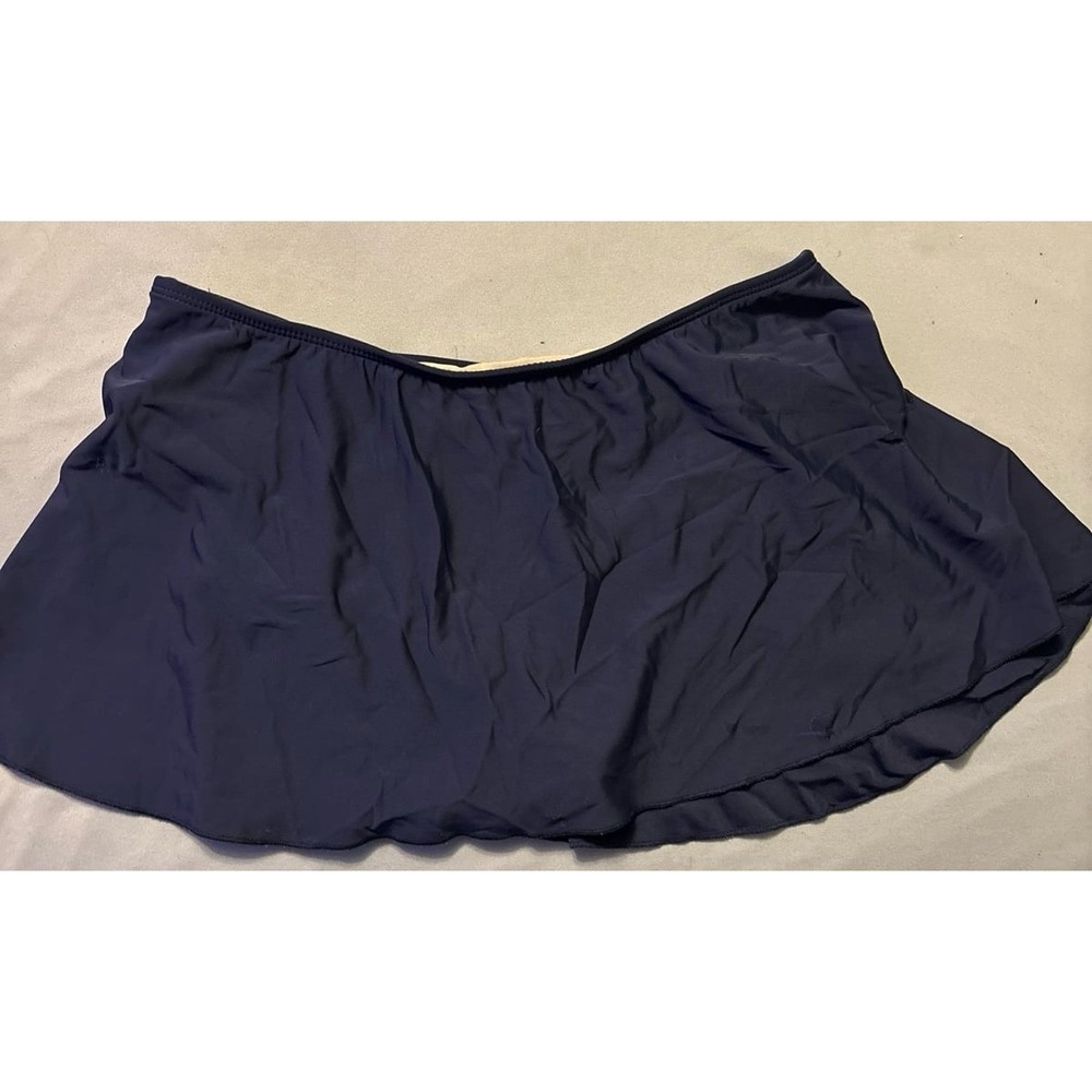 Shore Shapes‎ Women's Plus Size Navy Blue Skirted Swim Bottoms, Size 20W